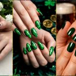 Женский маникюр на День святого Патрика