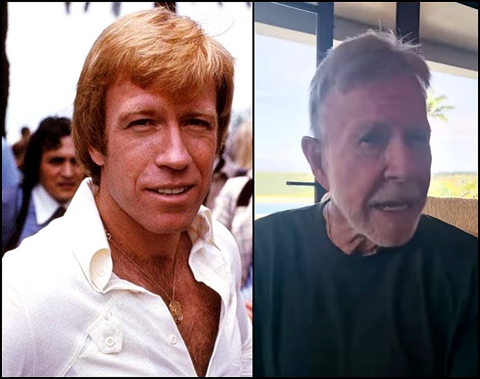 Молодой Чак Норрис и фото 2026 года