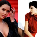 Анастасия Решетова с длинными волосами и с короткими