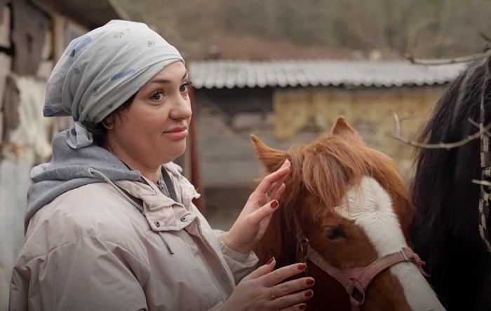 Мария Крикун на шоу Селянка-Горожанка