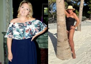 Надежда Ангарская до и после похудения