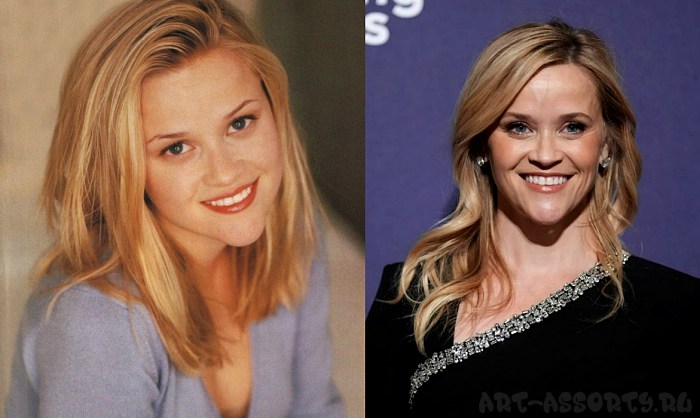 Риз Уизерспун тогда и сейчас