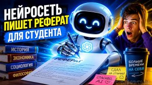 Нейросеть пишет реферат для студента