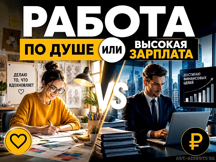Работа по душе или высокая зарплата