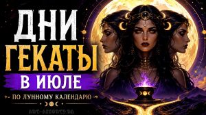 Дни Гекаты в июле по лунному календарю