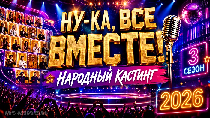 Ну-ка, все вместе! Народный кастинг 3 сезон 2026