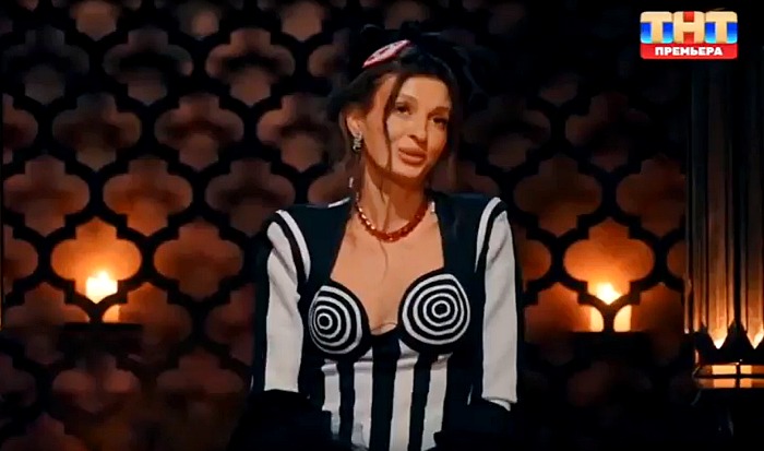 Евгения Кривцова на шоу Мастер игры