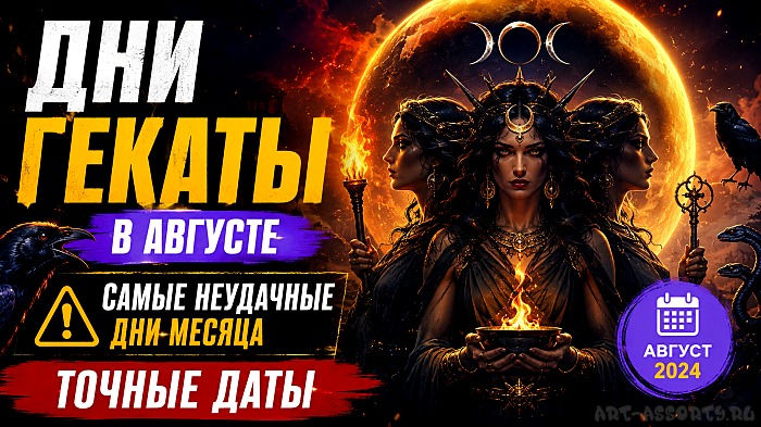 Дни Гекаты в августе точные даты